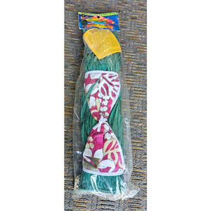 VINTAGE HAWAIIAN HULA SKIRT SET NEW Junior 22" W Complete Outfit Island Import